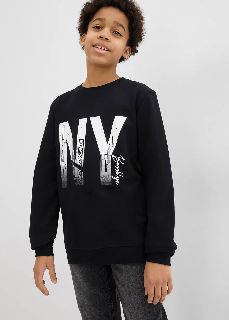 Sweatshirt aus weichem Baumwoll-Mix