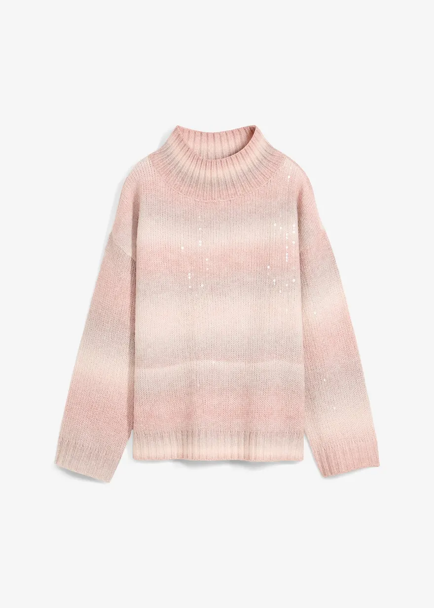 Pullover mit Farbverlauf und Pailetten