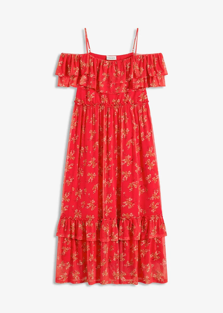 Jersey-Mesh-kleid
