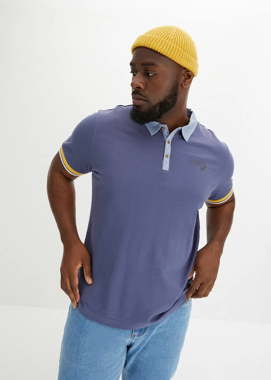 Piqué-Poloshirt aus reiner Bio-Baumwolle, Kurzarm
