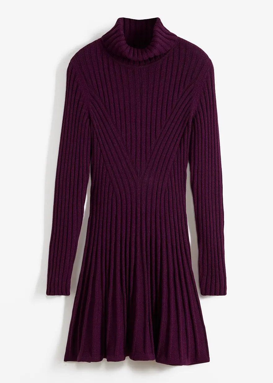 Strickkleid mit Rollkragen