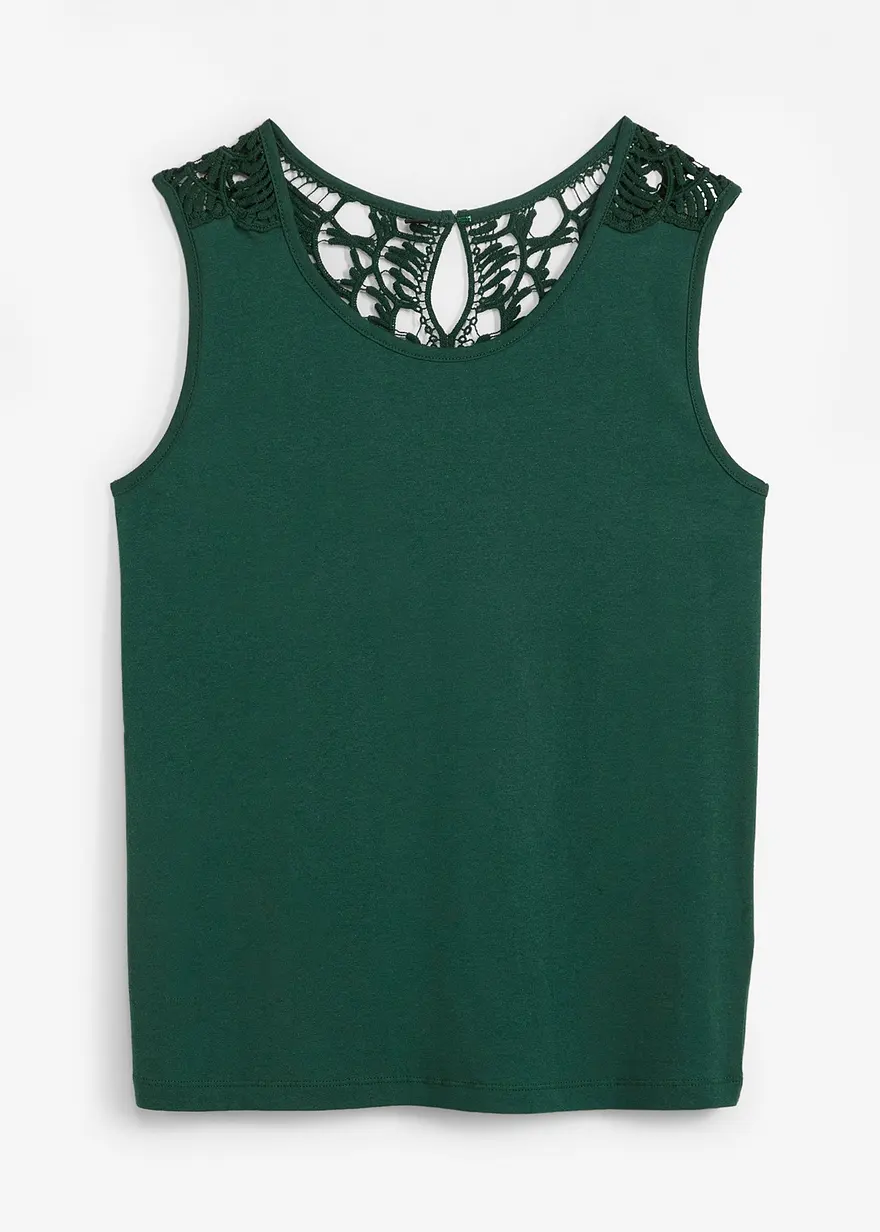 Top mit Spitze