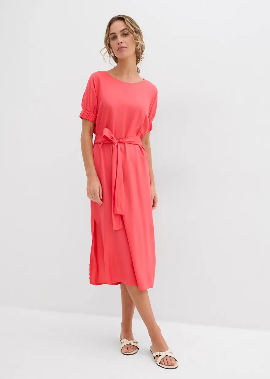 Midi-Kleid aus softer Viskose