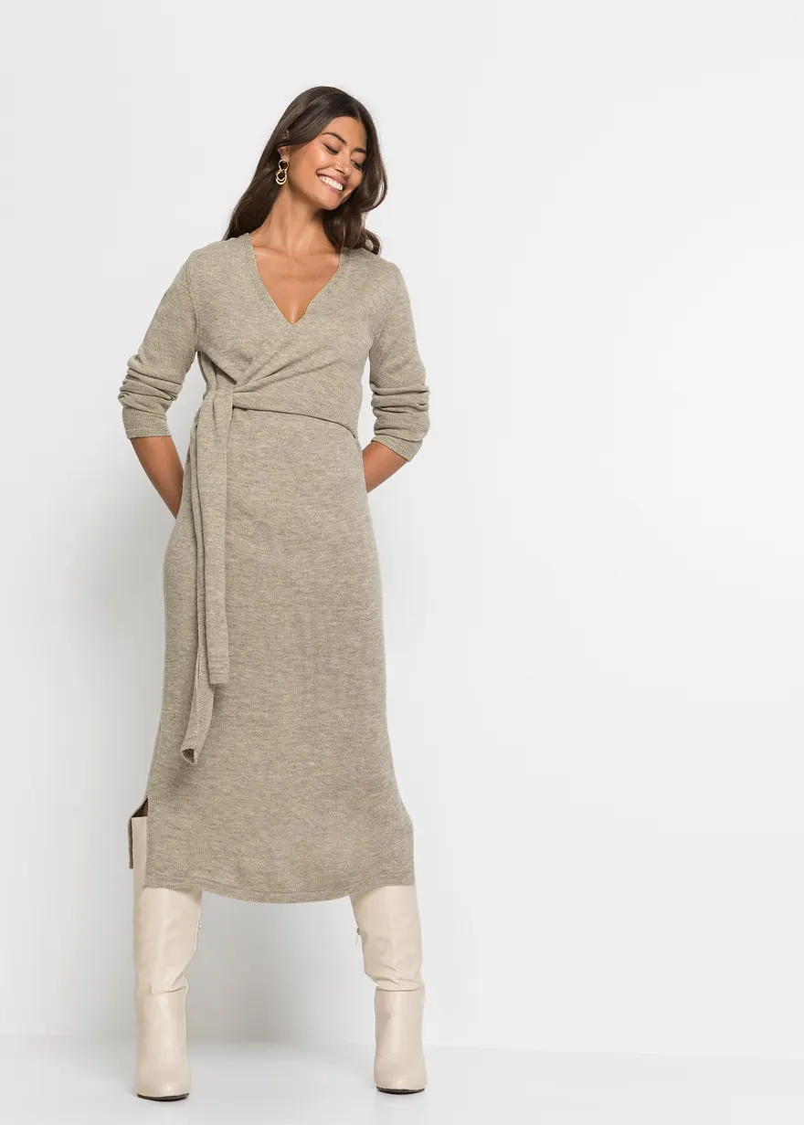 Midi-Strickkleid