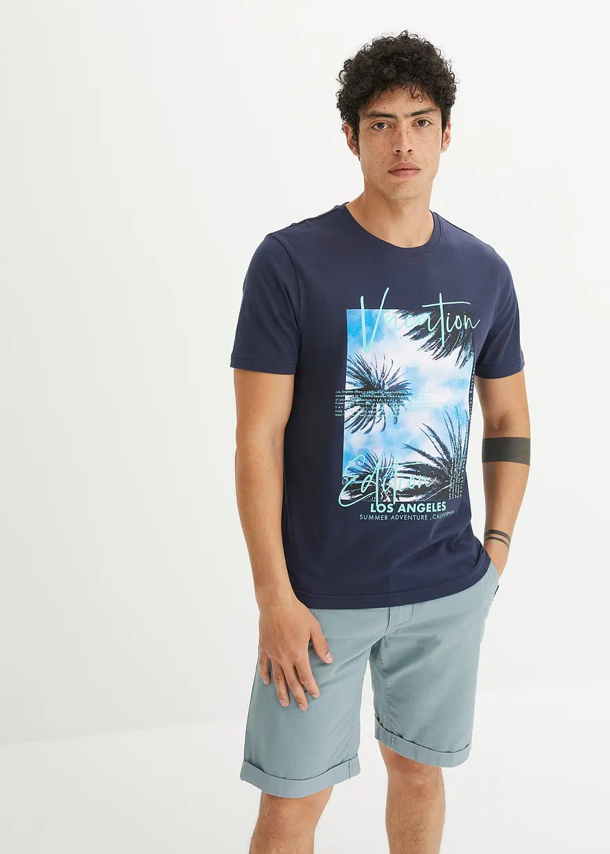 T-Shirt mit Fotodruck aus reiner Bio-Baumwolle