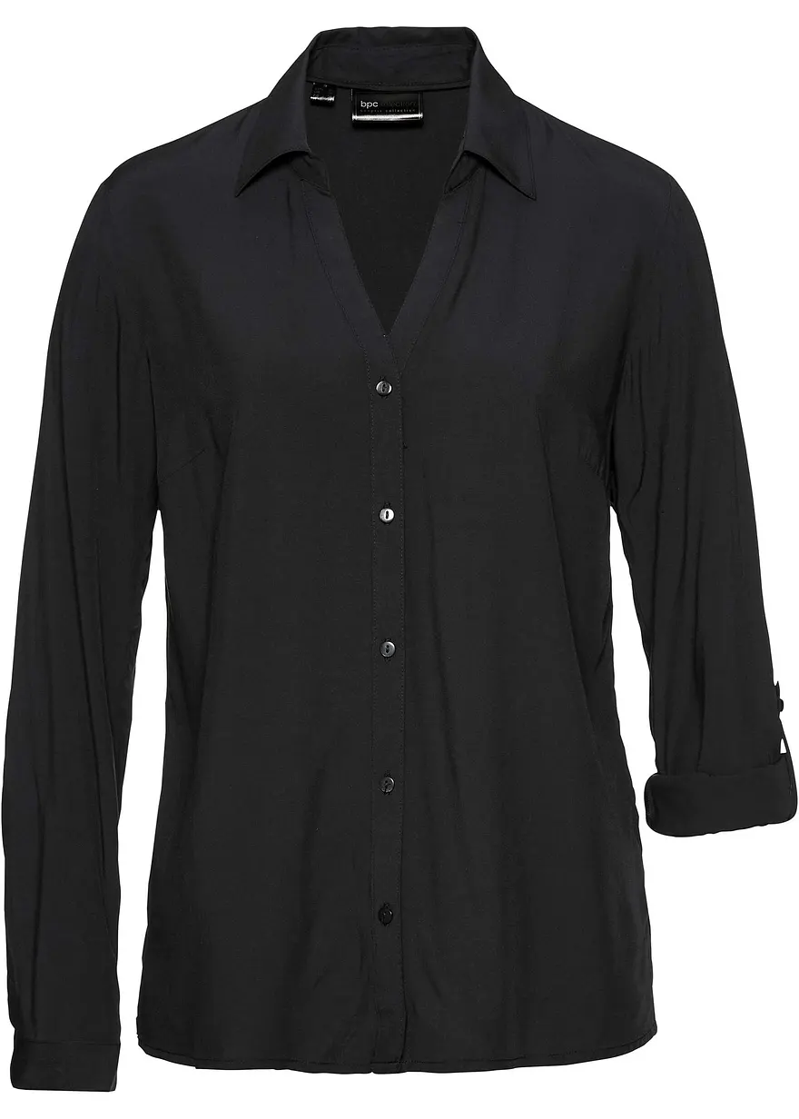 Bluse aus fließender Viskose