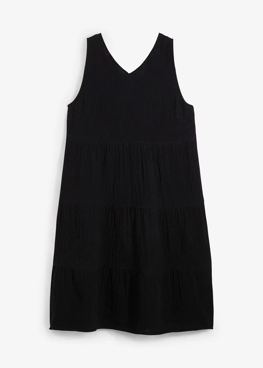 Trägerkleid aus weichem Musselin