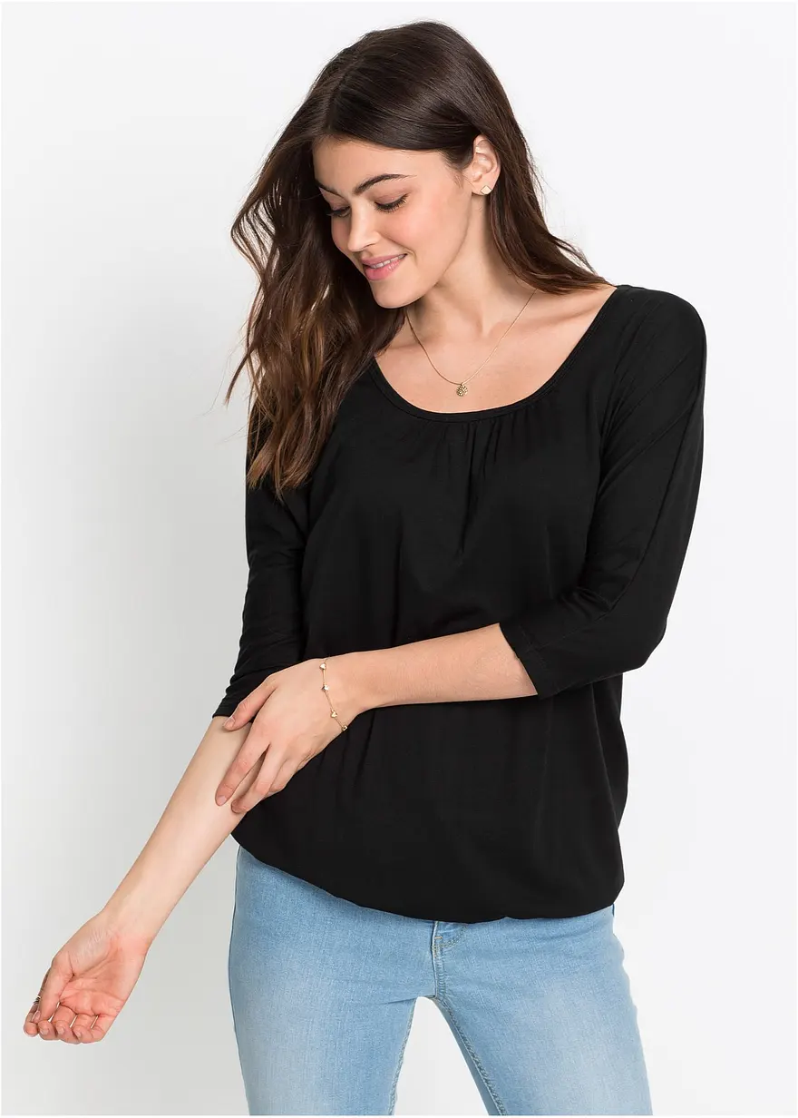 Oversize-Shirt aus Viskose-Mix