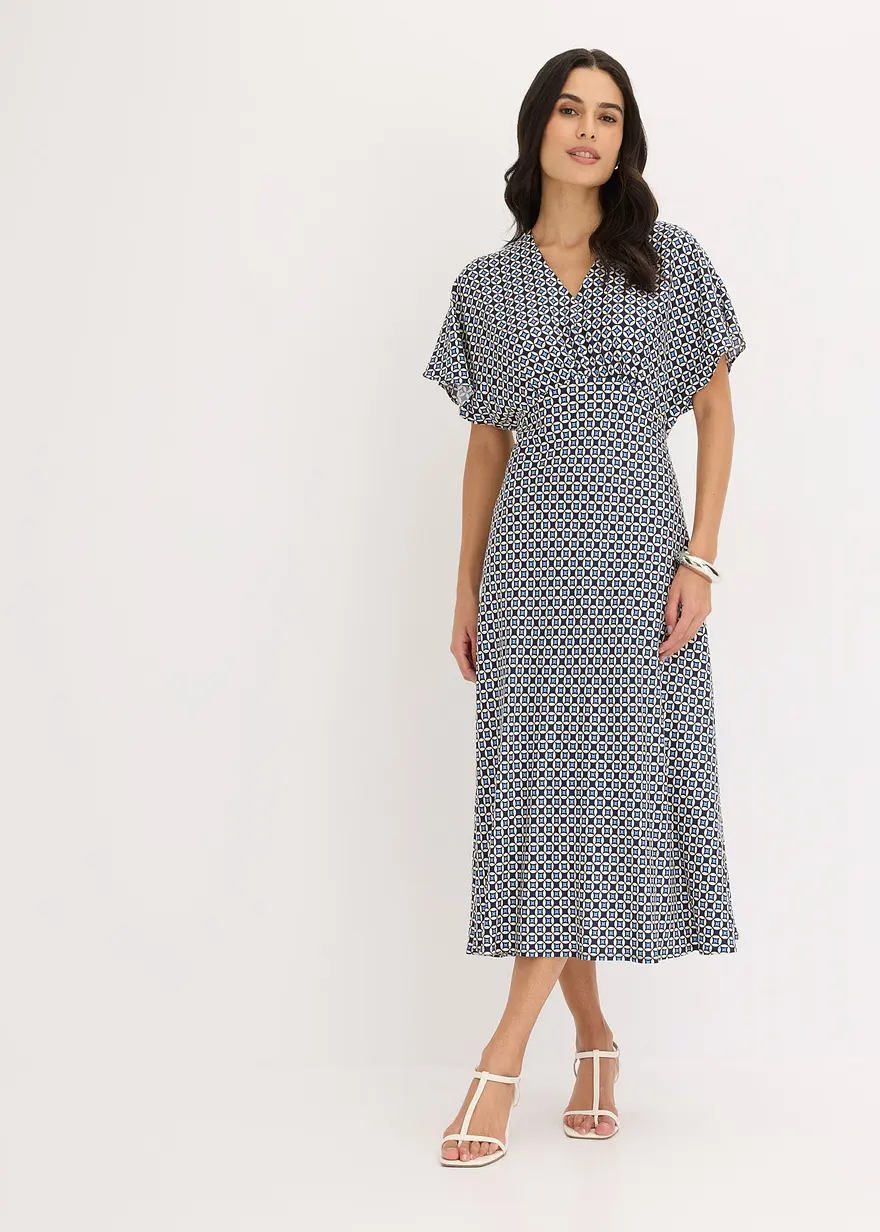 Kleid aus fließender Viskose