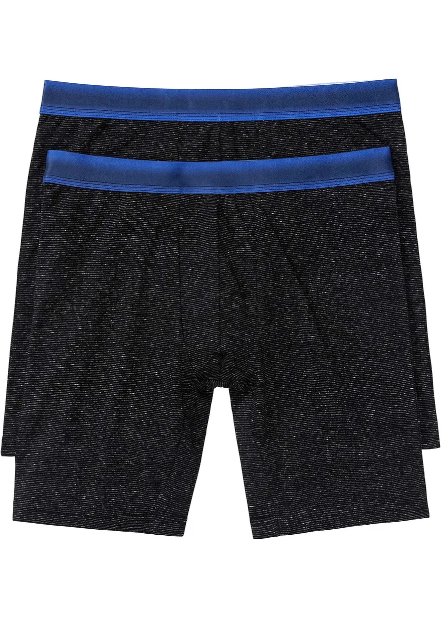 Lange Boxershorts eng (2er Pack)