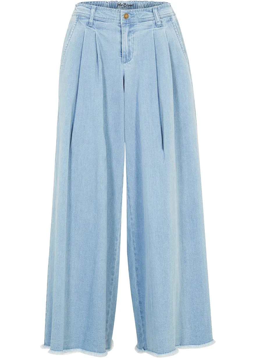 Wide-Leg-Jeans, Hosenrock