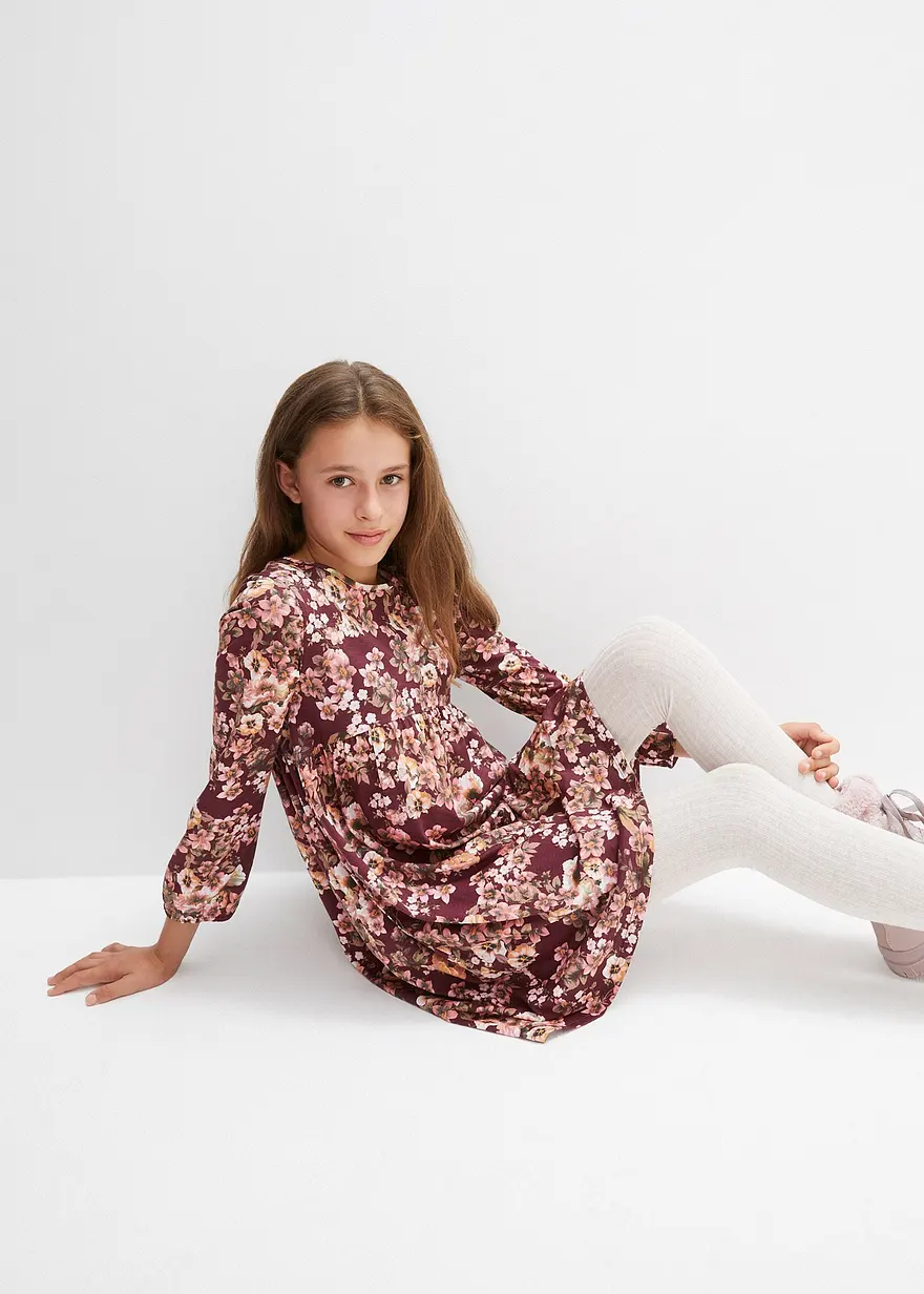 Jerseykleid aus reiner Baumwolle (2er Pack)