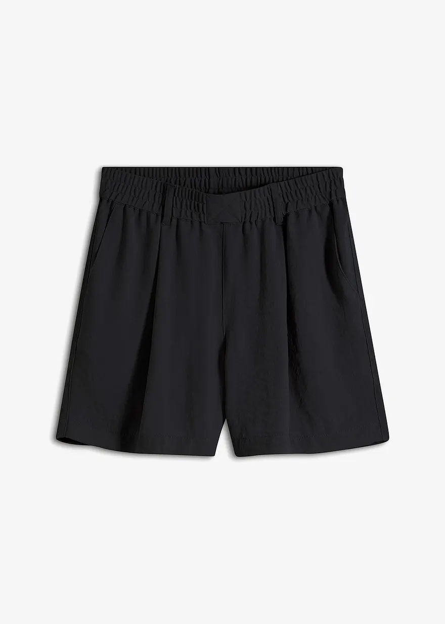 Schlupf-Shorts aus luftigem Crêpe