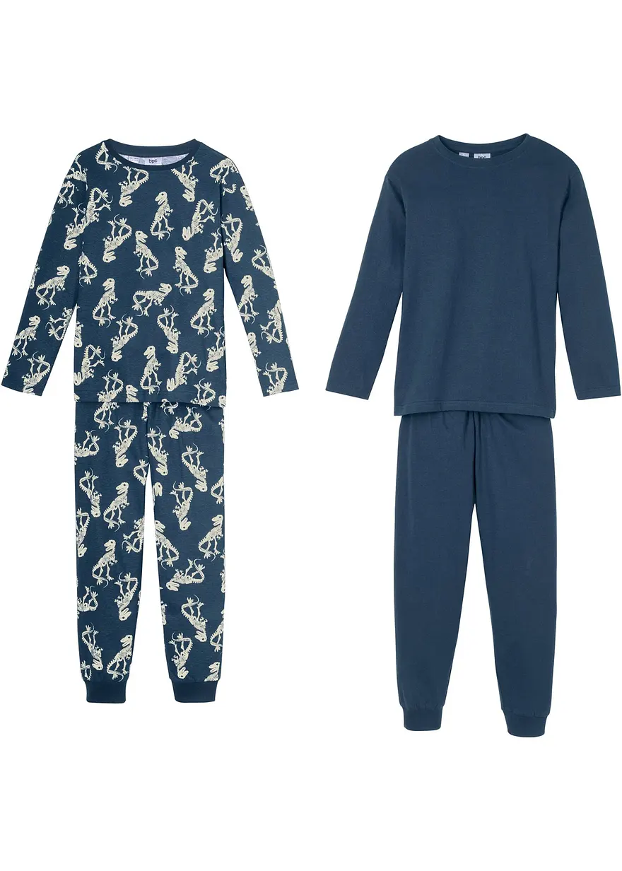 Pyjama aus weicher Baumwolle (4-tlg. Set)