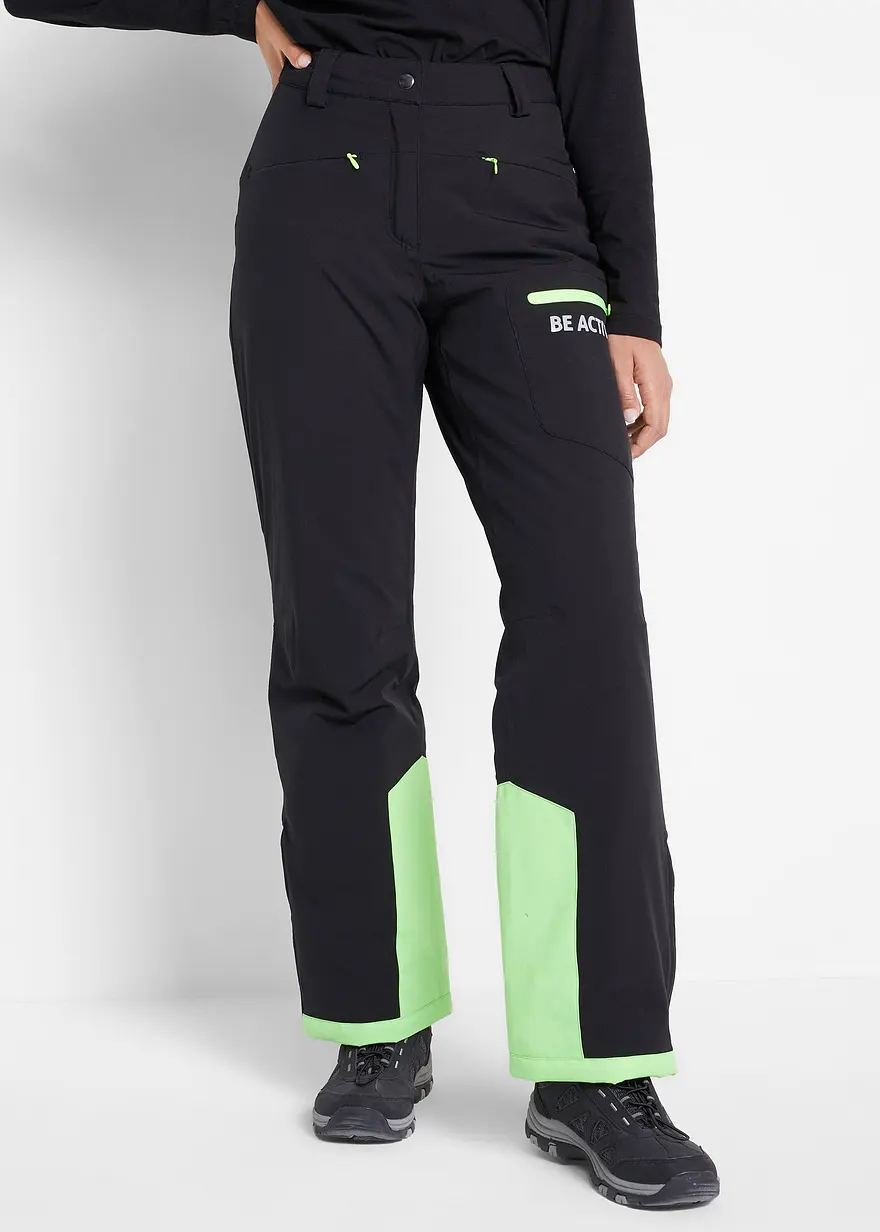 Ski Funktions-Thermohose mit Schneefang, wasserdicht, Straight