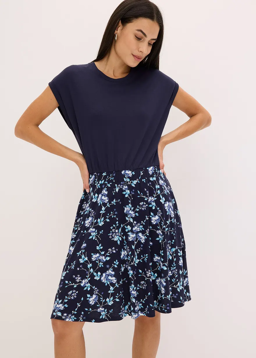 Jerseykleid aus Viskose