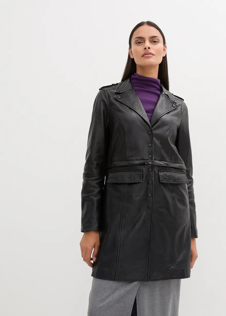 2-in-1 Lammnappa-Jacke mit Tragevarianten