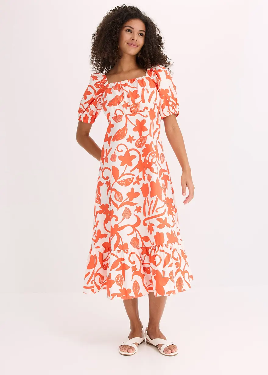 Midikleid aus reiner Bio-Baumwolle