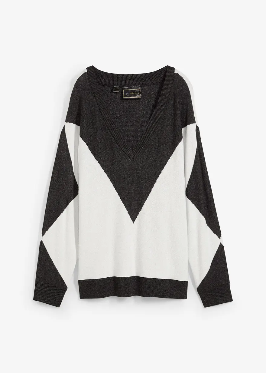 Pullover im Rautendesign