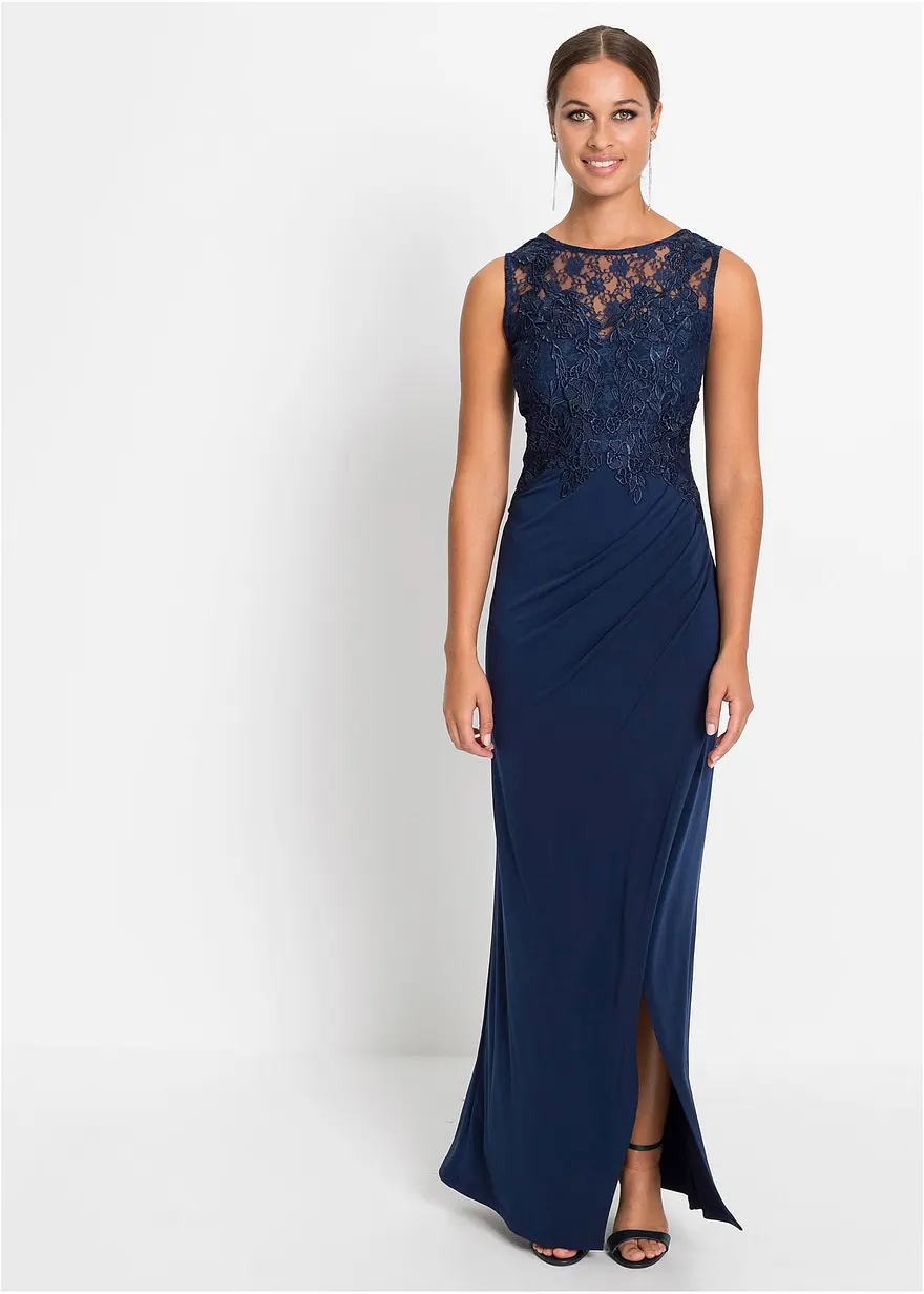 Maxikleid mit Spitze