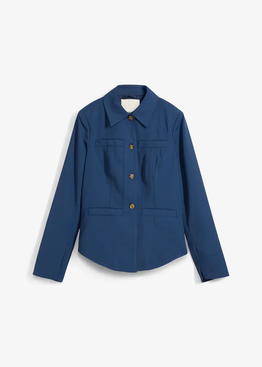 Taillierte Hemdjacke