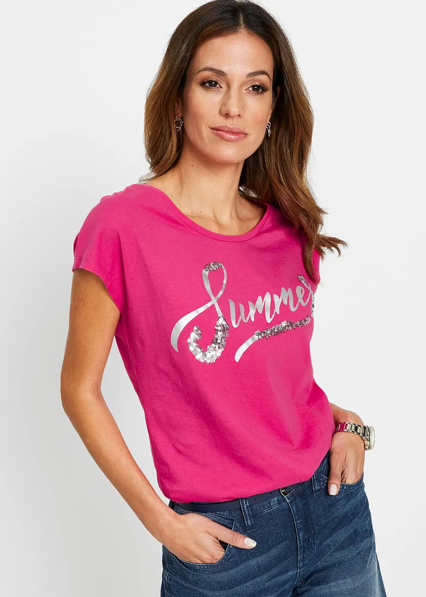 Shirt mit Pailletten