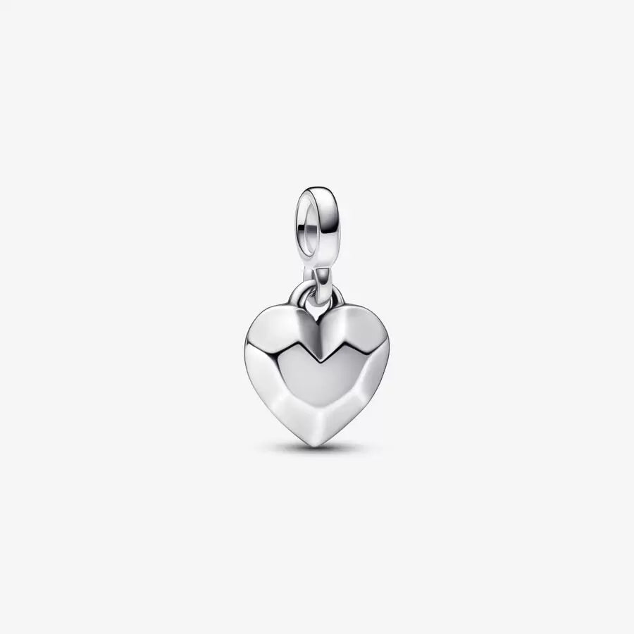 Faceted Heart Mini Dangle - Me
