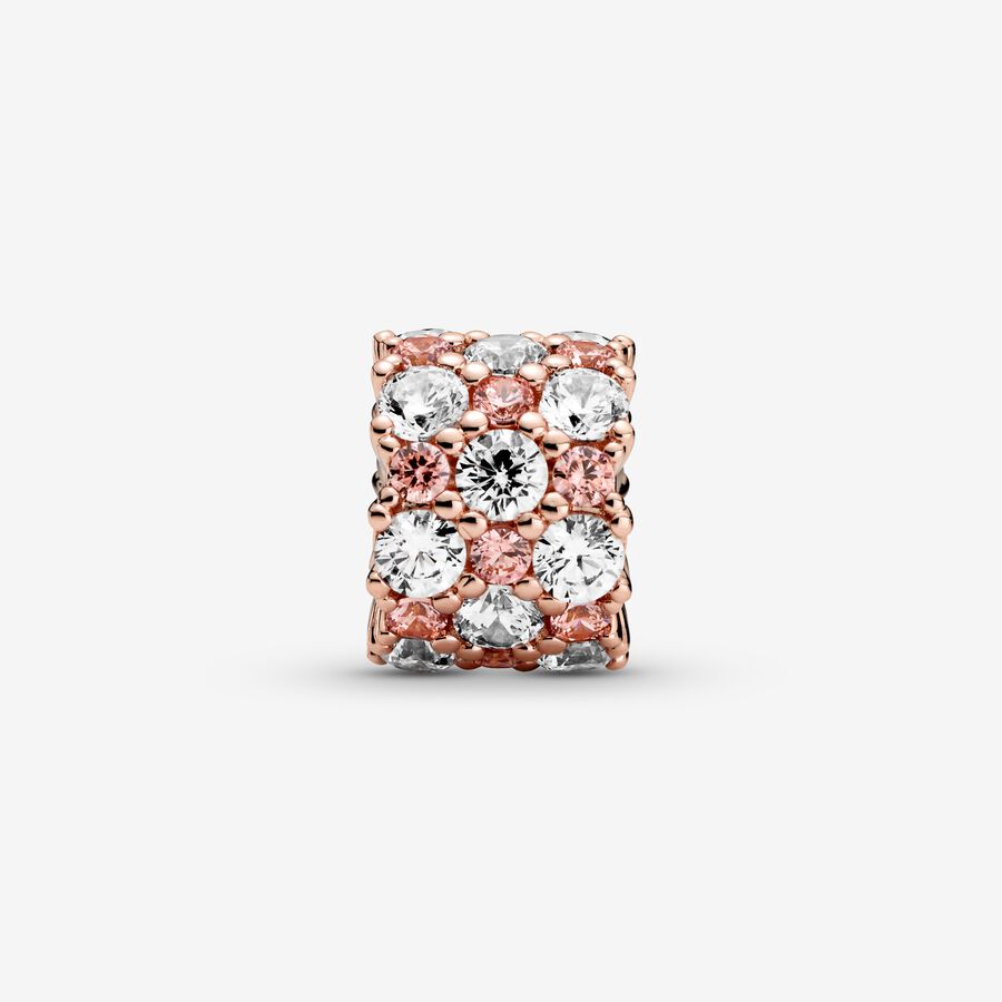 Pink & Clear Sparkle Charm