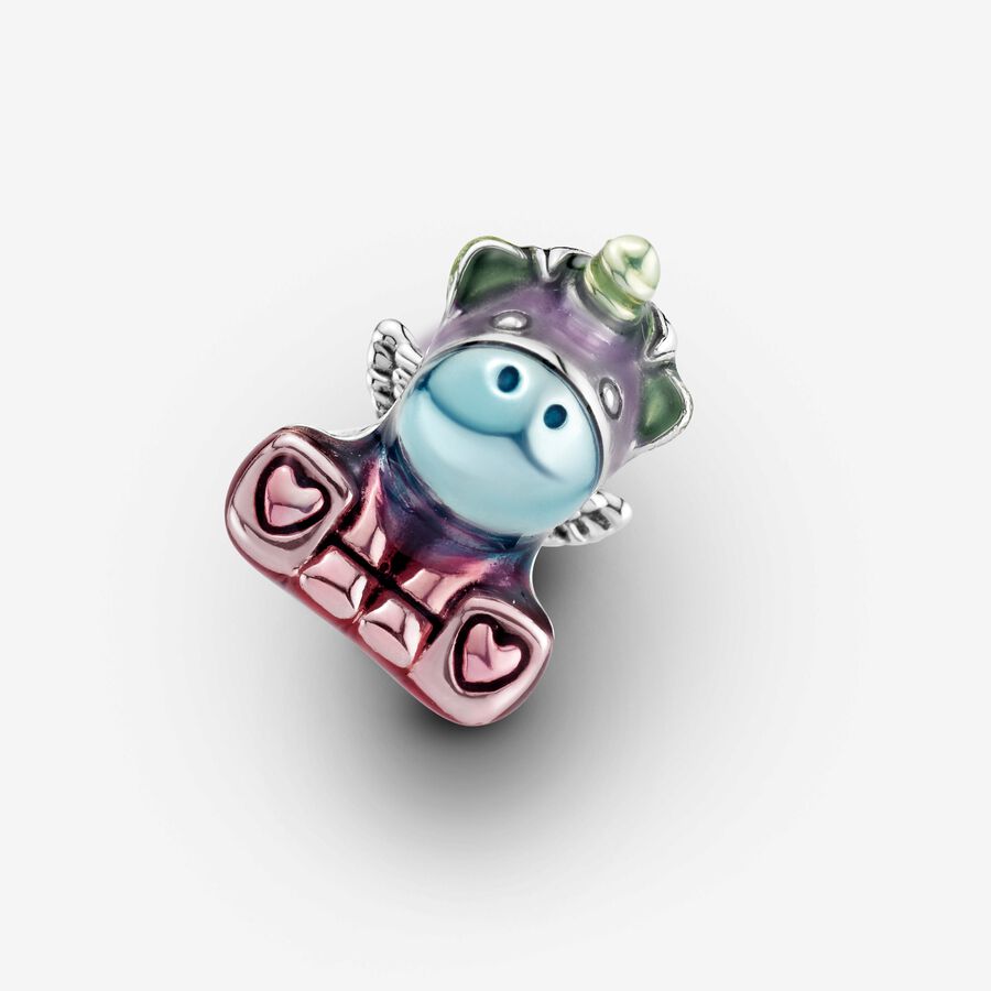 Colourful Rainbow Bruno the Unicorn Charm