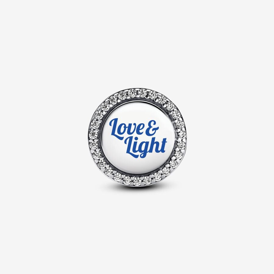 Love and Light Menorah Charm