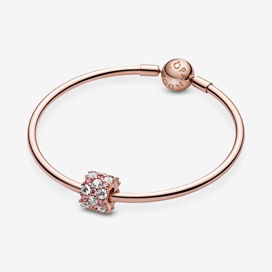 Pink & Clear Sparkle Charm