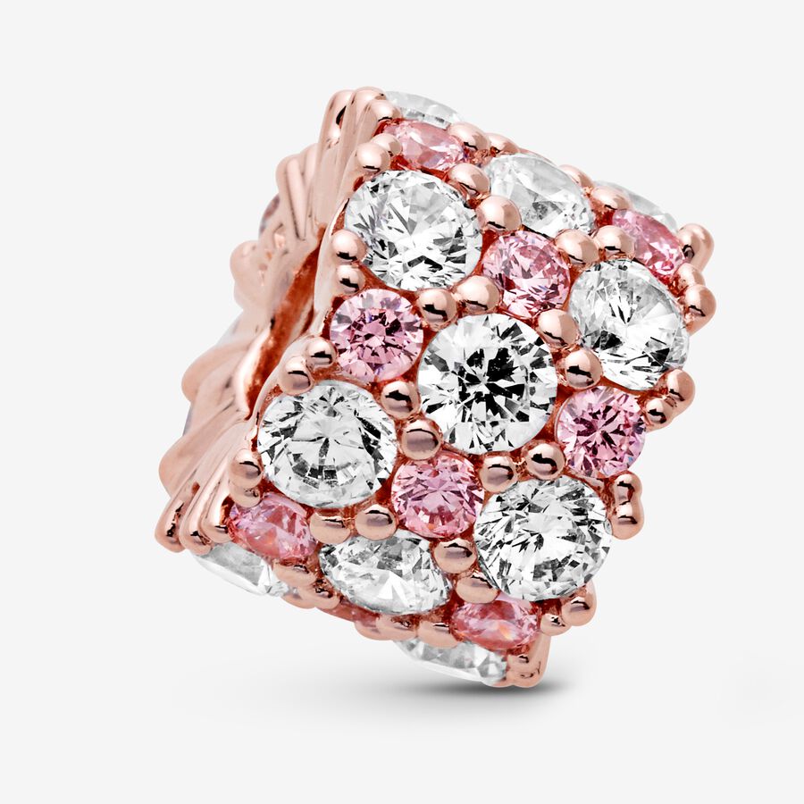 Pink & Clear Sparkle Charm