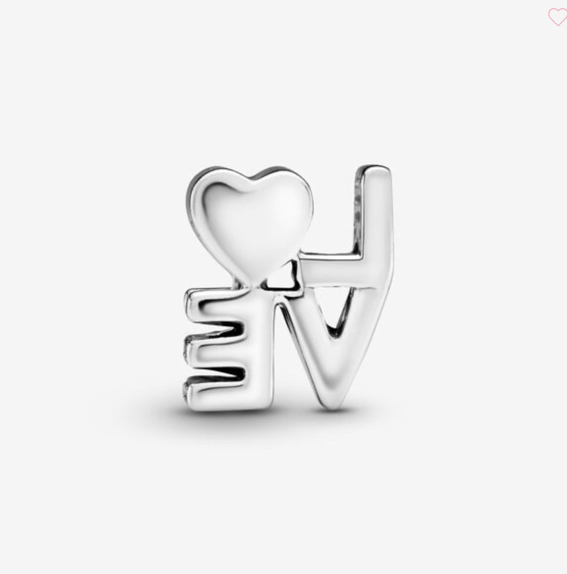 Rainbow Pavé Love Charm