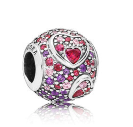 Asymmetric Hearts of Love Charm