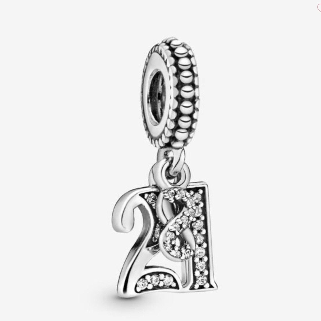 21st Celebration Dangle Charm