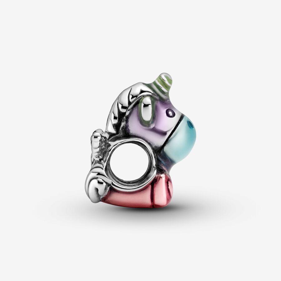 Colourful Rainbow Bruno the Unicorn Charm
