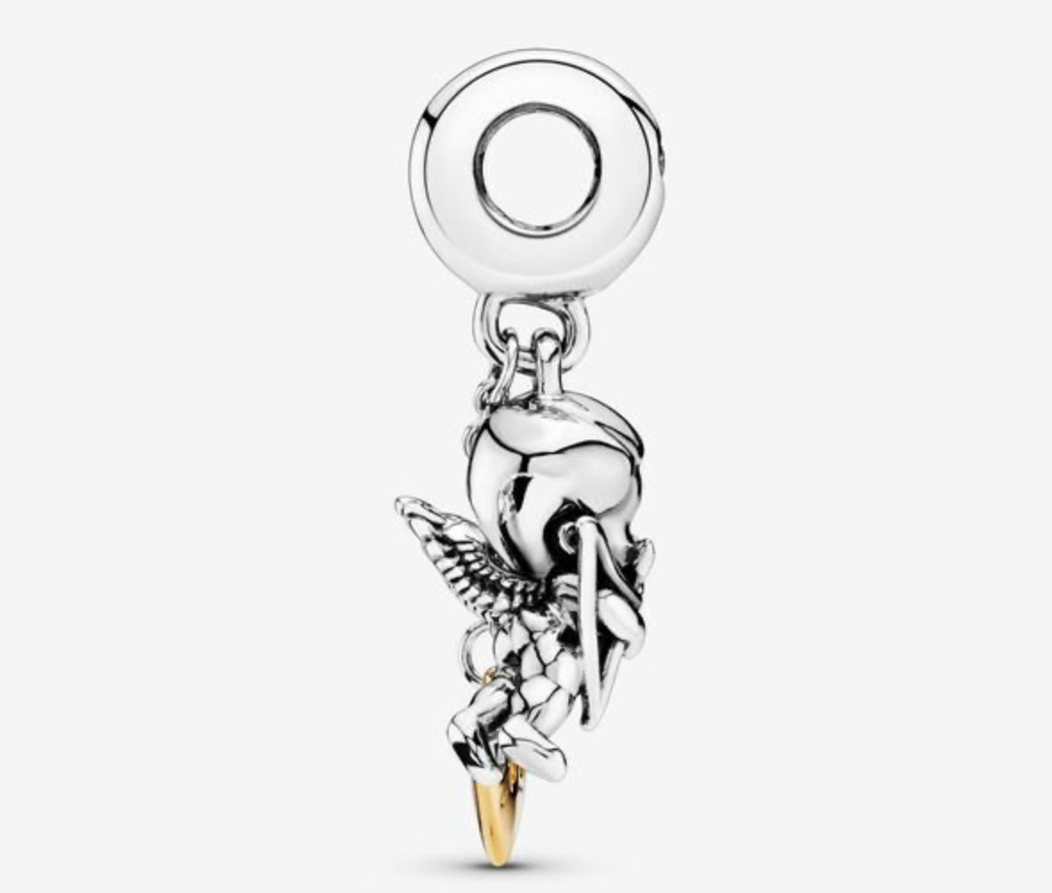 Cupid & You Heart Dangle Charm
