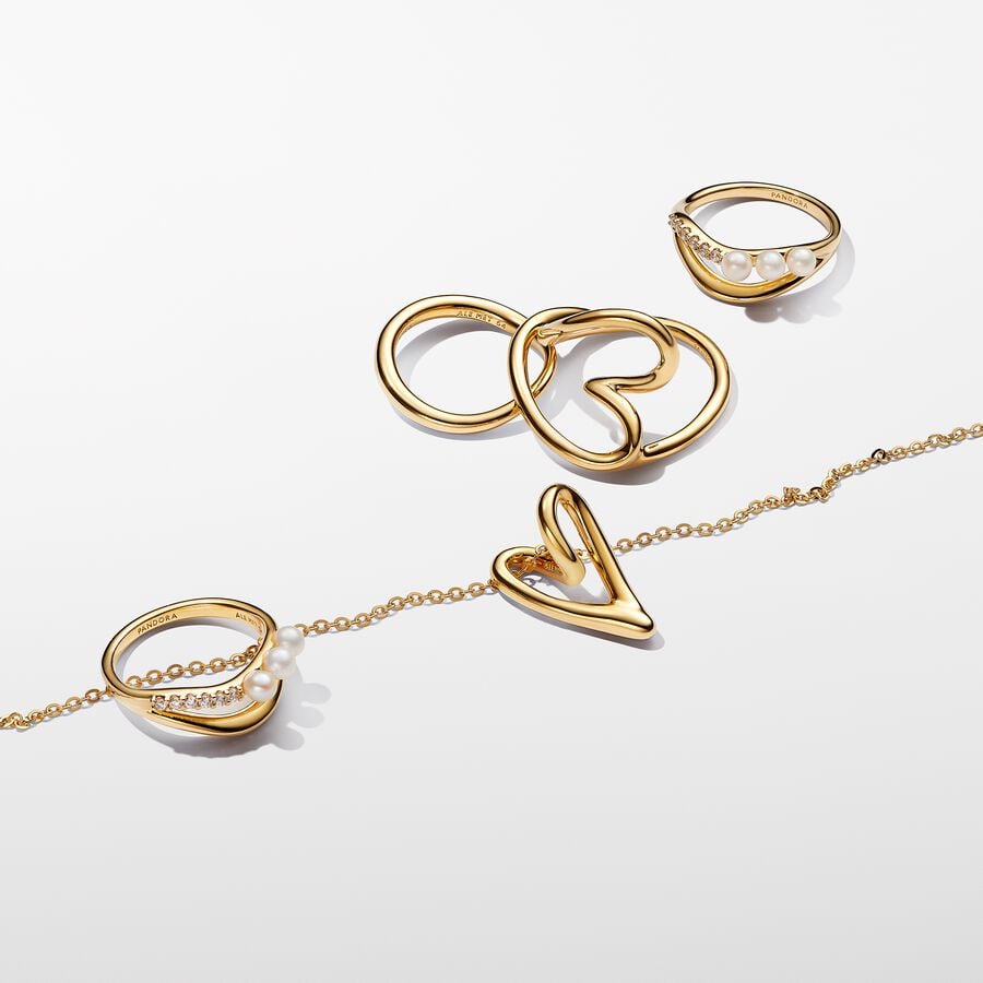 Organically Shaped Heart Ring